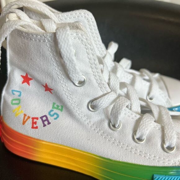 Chuck Taylor All Star High PS 'Smiley Sz 11 - Picture 6 of 11